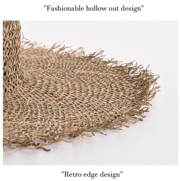 Ubí Organic Summer Braided Sun Hat Wide Brim - Picture 15 of 16